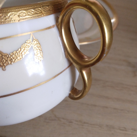 Noritake handpainted gold gilded tea cup - Picture 9 of 15